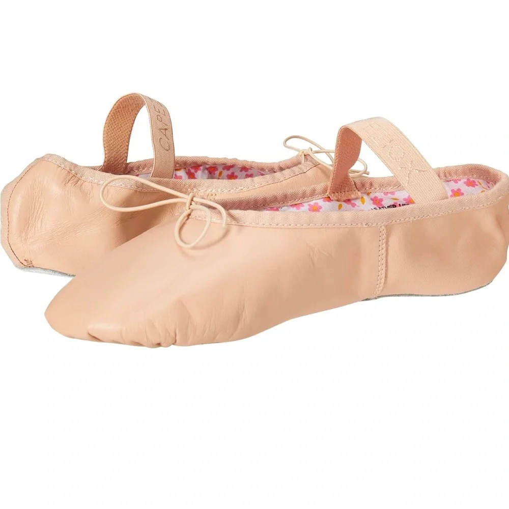 New Capezio Daisy Pink Leather Ballet Shoes Little Girl Sz 10 Narrow - Picture 2 of 6